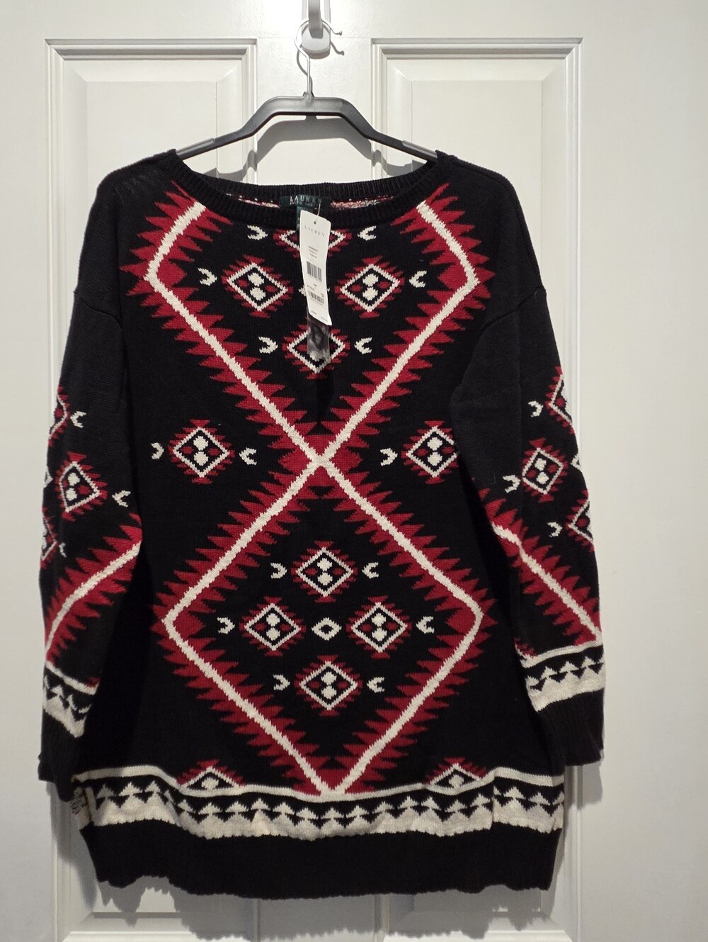 Lauren Ralph Lauren Southwest Knit Sweater Women's Large